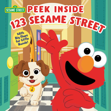Peek Inside 123 Sesame Street Board Book by Mary Man-Kong; illustrated by Random House