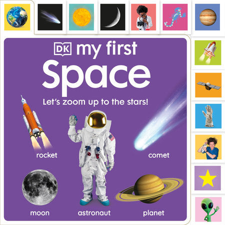 My First Space: Let's Zoom Up to the Stars! Board Book by DK