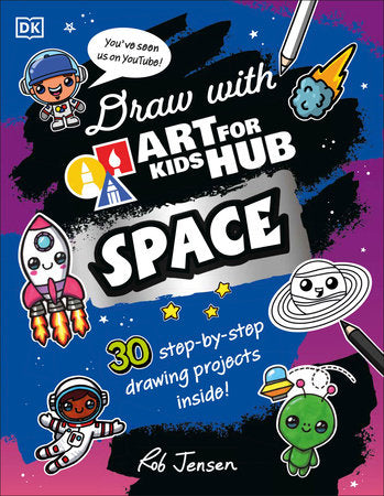 Draw with Art for Kids Hub Space Paperback by Art for Kids Hub