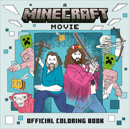 A Minecraft Movie Official Coloring Book Paperback by Mojang AB