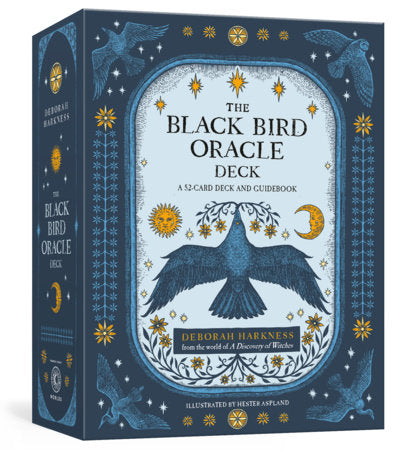 The Black Bird Oracle Deck Merchandise by Deborah Harkness; From the world of A Discovery of Witches; Illustrated by Hester Aspland
