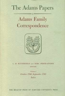 Adams Family Correspondence Hardcover by Adams Family