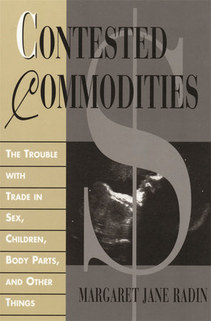 Contested Commodities Paperback by Margaret Jane Radin