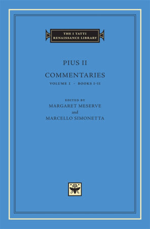 Commentaries Hardcover by Pius II