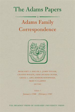 Adams Family Correspondence Hardcover by Adams Family