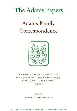 Adams Family Correspondence Hardcover by Adams Family