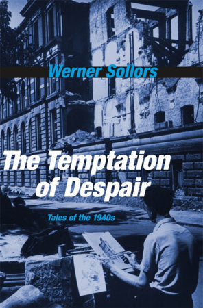 Temptation of Despair Hardcover by Werner Sollors