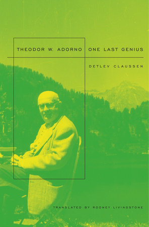 Theodor W. Adorno Paperback by Detlev Claussen