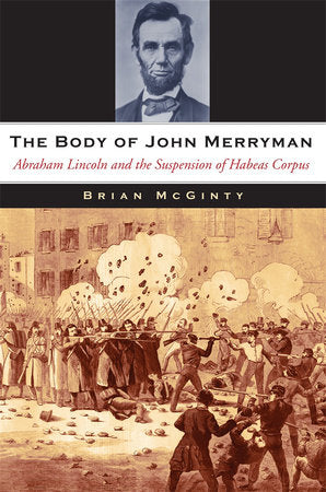 Body of John Merryman Hardcover by Brian McGinty