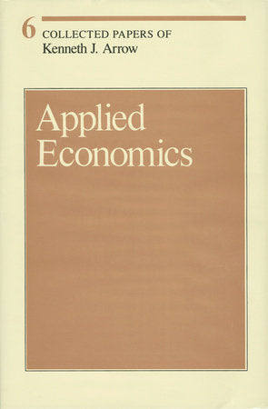 Applied Economics Hardcover by Kenneth J. Arrow