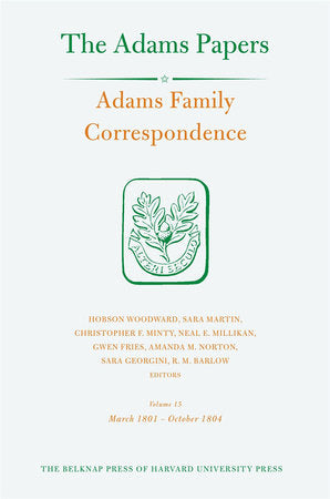 Adams Family Correspondence Hardcover by Adams Family