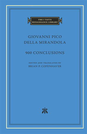 900 Conclusions Hardcover by Giovanni Pico della Mirandola