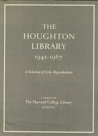 Houghton Library, 1942-1967 Hardcover by William H. Bond