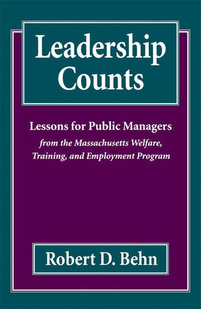 Leadership Counts Paperback by Robert Behn