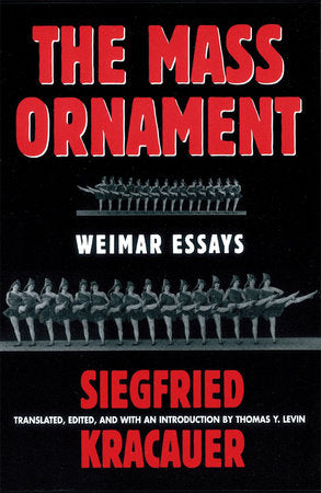 Mass Ornament Paperback by Siegfried Kracauer