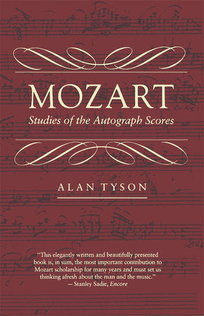 Mozart Paperback by Alan Tyson