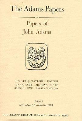 Papers of John Adams Hardcover by John Adams