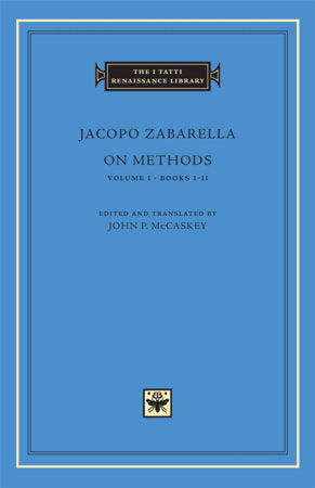 On Methods Hardcover by Jacopo Zabarella