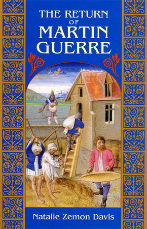 Return of Martin Guerre Paperback by Natalie Zemon Davis