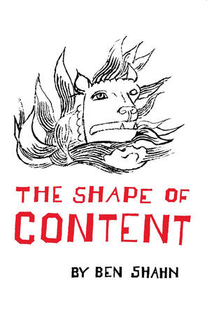 Shape of Content Paperback by Ben Shahn