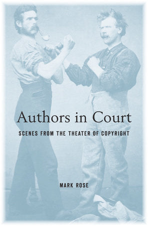Authors in Court Paperback by Mark Rose