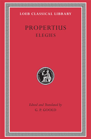 Elegies Hardcover by Propertius