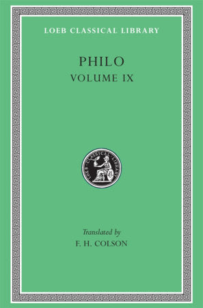 Philo, Volume IX Hardcover by Philo