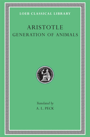 Generation of Animals Hardcover by Aristotle