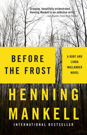 Before the Frost Paperback by Henning Mankell