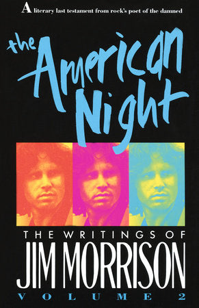 The American Night Paperback by Jim Morrison
