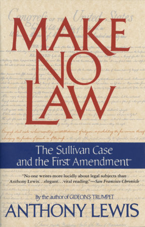 Make No Law Paperback by Anthony Lewis