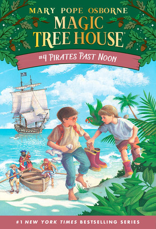 Pirates Past Noon Paperback by Mary Pope Osborne; illustrated by Sal Murdocca