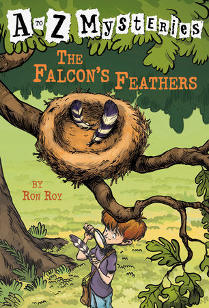 A to Z Mysteries: The Falcon's Feathers Paperback by Ron Roy; illustrated by John Steven Gurney