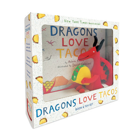 Dragons Love Tacos Book and Toy Set Merchandise by Adam Rubin; illustrated by Daniel Salmieri