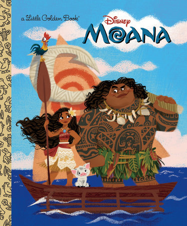 Moana Little Golden Book (Disney Moana) Hardcover by Laura Hitchcock; Illustrated by Griselda Sastrawinata-Lemay