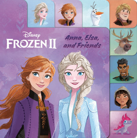Anna, Elsa, and Friends (Disney Frozen 2) Board Book by RH Disney; illustrated by the Disney Storybook Art Team