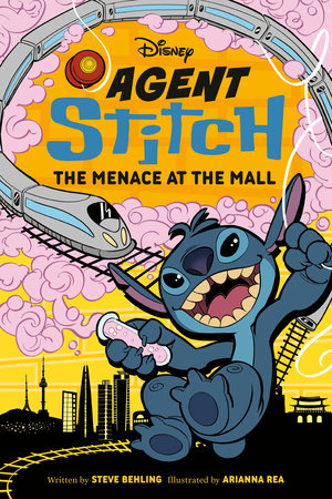 Disney Agent Stitch: The Menace at the Mall Paperback by Steve Behling; illustrated by Arianna Rea