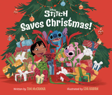 Disney Stitch Saves Christmas! Hardcover by Tim McCanna; illustrated by Eda Kaban