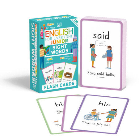 English for Everyone Junior Sight Words Flash Cards Merchandise by DK
