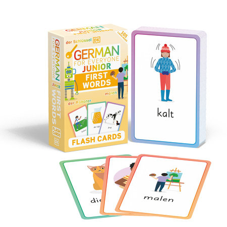 German for Everyone Junior First Words Flash Cards Merchandise by DK