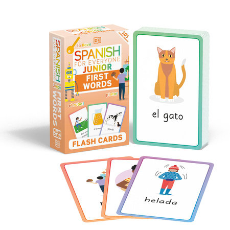 Spanish for Everyone Junior First Words Flash Cards Merchandise by DK