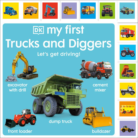 My First Trucks and Diggers Board Book by DK