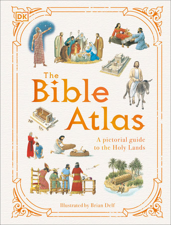 The Bible Atlas Hardcover by Brian Delf (Illustrator)