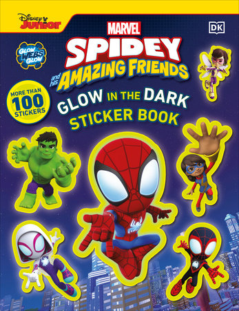 Marvel Spidey and His Amazing Friends Glow in the Dark Sticker Book Paperback by DK