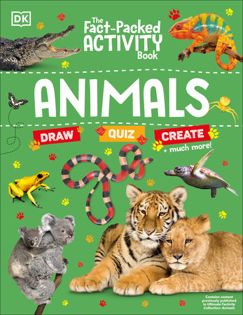 The Fact-Packed Activity Book Animals Paperback by DK