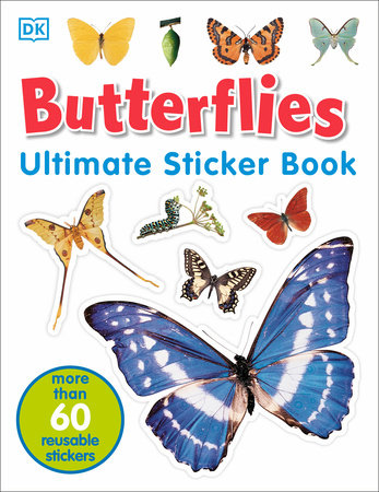 Ultimate Sticker Book: Butterflies Paperback by DK