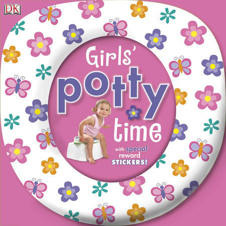 Girls' Potty Time Board Book by DK