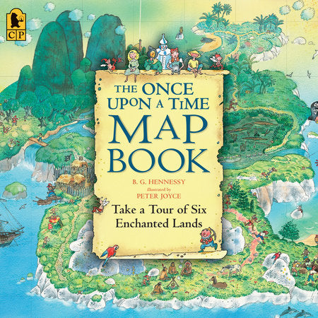 The Once Upon a Time Map Book Paperback by B. G. Hennessy