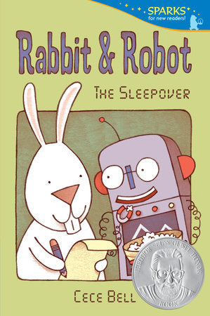 Rabbit and Robot: The Sleepover Paperback by Cece Bell; Illustrated by Cece Bell