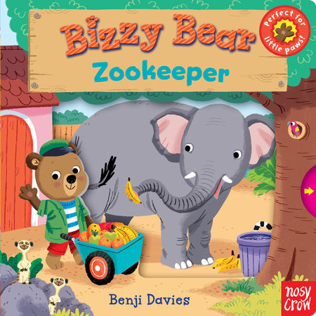 Bizzy Bear: Zookeeper Board Book by Illustrated by Benji Davies